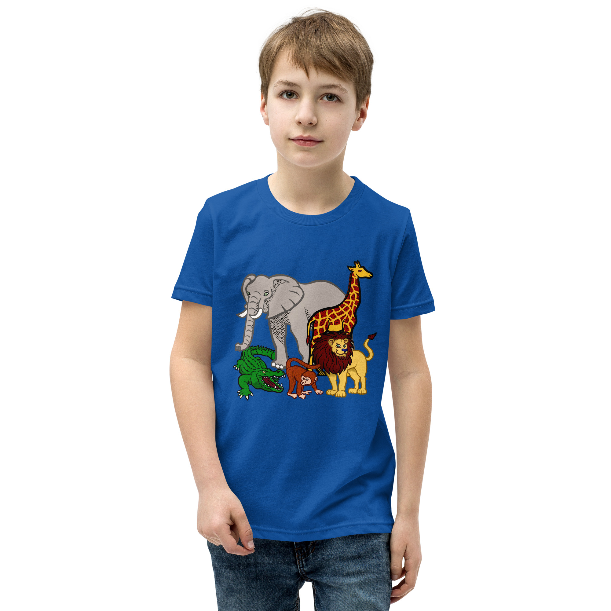 African Animals Short Sleeve T-Shirt - Image 3